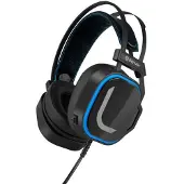 Denver GHS-131 - koptelefoon - headset - gaming headset - met microfoon - USB aansluiting - LED verlichting - Zwart