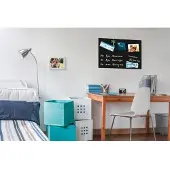 Sigel Glazen magneetbord B1201 Zwart (b x h) 60 cm x 40 cm B1201