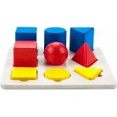 Engelhart Planet Happy Sorteerbord geometrisch kleur/grootte 3x