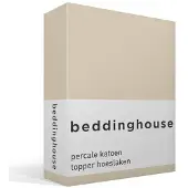 Beddinghouse Topper Hoeslaken Natural (Percal)-160 x 200 cm
