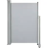 vidaXL Tuinscherm uittrekbaar 120x300 cm grijs