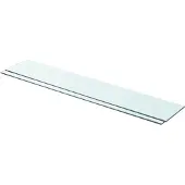 vidaXL Schappen 2 st 90x15 cm glas transparant