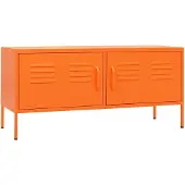 vidaXL Tv-meubel 105x35x50 cm staal oranje