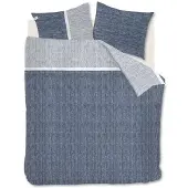 Rivièra Maison Dekbedovertrek Amsterdam Loft Bluegrey Katoen-240 x 200 / 220 cm | Lits-Jumeaux