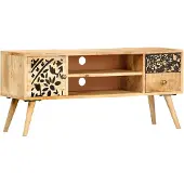 vidaXL Tv-meubel 100x30x45 cm massief mangohout