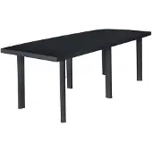 vidaXL Tuintafel 216x90x72 cm kunststof antraciet