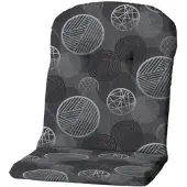 Madison Kuipstoelkussen Circle Grey