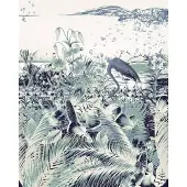 Komar Vliesbehang Digitale print vlies - Fantasia Cool - Afmeting 200 x 250 cm (1 stuk)