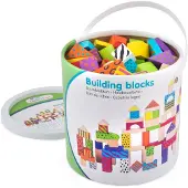 New Classic Toys Houten Bouwblokken - Blokken 100 stuks - Fantasie - FSC