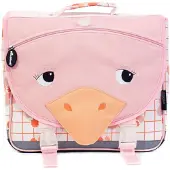 Cstore Les Deglingos Schooltas Struisvogel Junior 35 Cm Polyester Roze