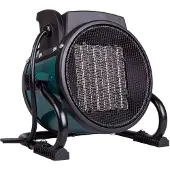 Vonroc Elektrische ventilatorkachel 1000W/2000W – keramisch - groen