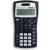 Texas Instruments TI-30XIIS - Wetenschappelijke rekenmachine, Twee-regelig display, Conversies, Beschermkap