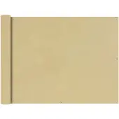 vidaXL Balkonscherm Oxford textiel 90x600 cm beige