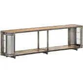 vidaXL Tv-meubel 150x30x40 cm massief mangohout