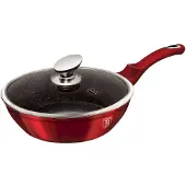 Berlinger Haus Wokpan Burgundy 2,3 Liter 24 Cm Aluminium Rood