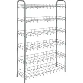 Metaltex schoenenrek 6-laags shoe 6 zilvergrijs