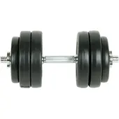vidaXL 9-delige Halterset 15 kg