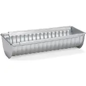 Patisse verstelbare rugvorm 25-35 cm, zilverstaal, Bakblik, Zilver