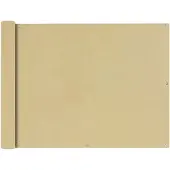 vidaXL Balkonscherm Oxford textiel 90x400 cm beige