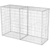 vidaXL Gabion mand 150x50x100 cm gegalvaniseerd staal