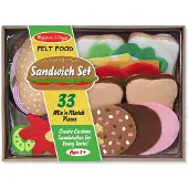 Melissa and doug Voedsel Van Vilt Sandwichset