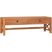 vidaXL Tv-meubel 140x40x45 cm teakhout