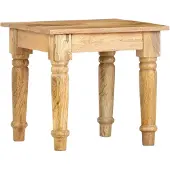 vidaXL Bijzettafel 43x43x40 cm massief mangohout