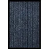 vidaXL Deurmat 80x120 cm gestreept blauw