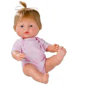 Berjuan Newborn European Girl With Clothes Doll 38 Cm Roze Kinderen