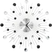 vidaXL Wandklok met quartz uurwerk, modern design, 50 cm