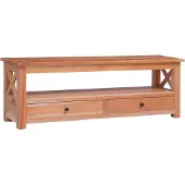 vidaXL Tv-meubel 120x30x40 cm massief mahoniehout