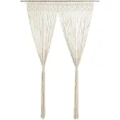 vidaXL Gordijn macramé 140x240 cm katoen