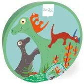 Scratch Contourpuzzel – Dinosaurus