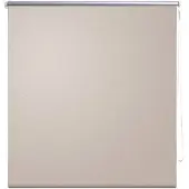vidaXL Rolgordijn verduisterend 164,4 x 230 cm stofbreedte 160 cm beige