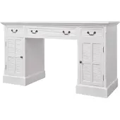 vidaXL Bureau met opbergruimte, wit, 140 x 48 x 80 cm