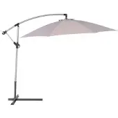 Garden Impressions Athene parasol 300 cm polyester donker grijs