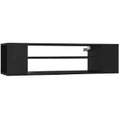 vidaXL Tv-hangmeubel 100x30x26,5 cm bewerkt hout zwart