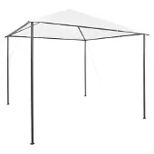 vidaXL Paviljoen, 3x3x2,9 meter, wit, 180 g/m²