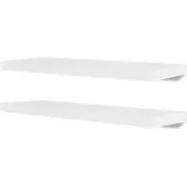 vidaXL Wandplanken 4 st 80 cm wit
