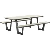 Garden Impressions Sarria picknick set 200 x 90 - donker grijs