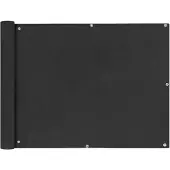 vidaXL Balkonscherm 90x400 cm oxford stof antraciet