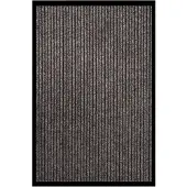 vidaXL Deurmat 80x120 cm gestreept beige