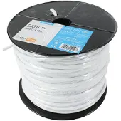 Technetix CAT6-IH U/UTP Gigabit netwerkkabel met vaste aders / wit - 100 meter