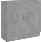 vidaXL Boekenkast 82,5x30,5x80 cm bewerkt hout betongrijs