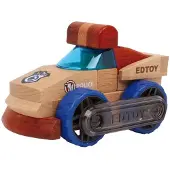 Small Foot Houten Politieauto Blank 14 X 9 X 9 Cm