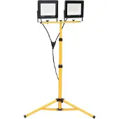 vidaXL Spotlight met statief LED 2x100 W koudwit