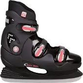 Nijdam Kinderschaatsen - IJshockey Schaatsen - Hardboot - Zwart - Maat 35