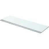 vidaXL Schappen 2 st 70x20 cm glas transparant