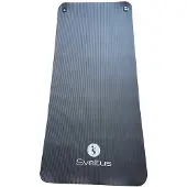 SVELTUS Trainingsmat - - Zwart - 140x60 cm - Fitness - Blote voeten