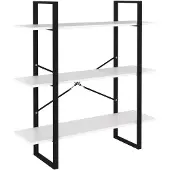 vidaXL Boekenkast 100x30x105 cm bewerkt hout wit